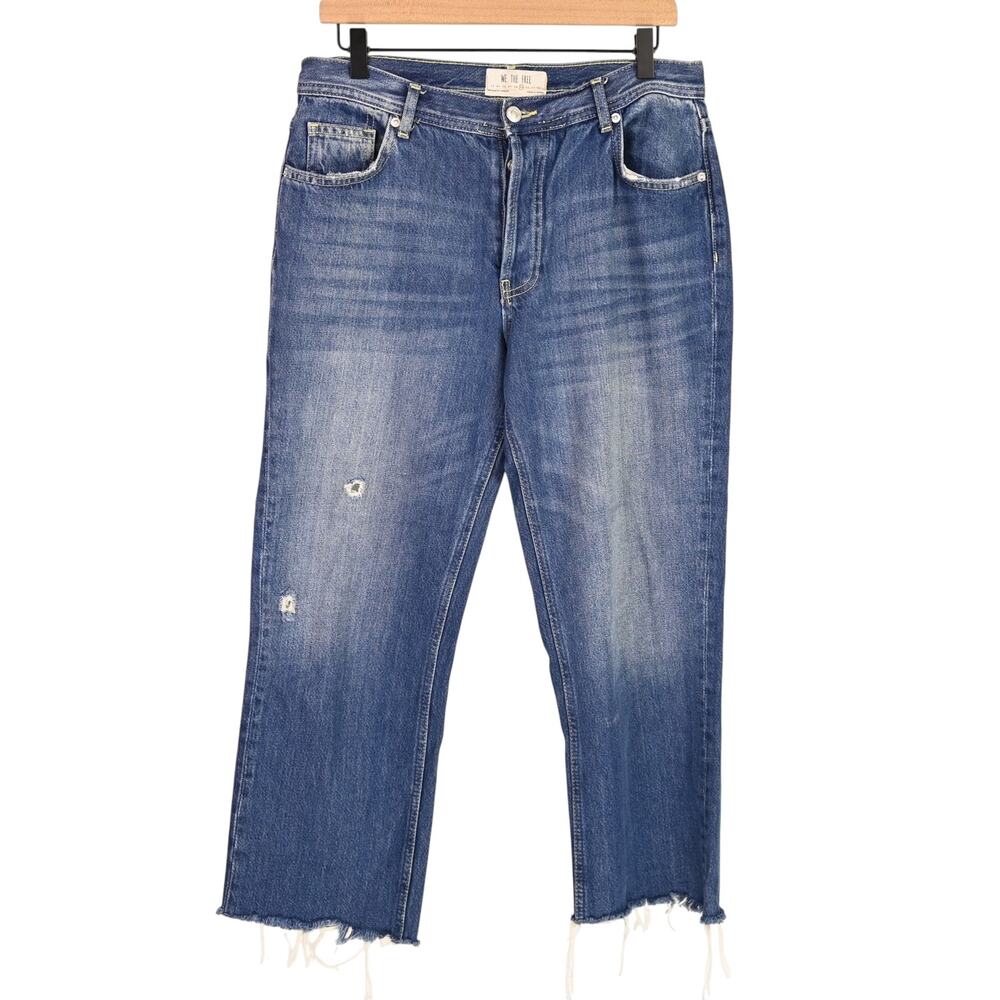 Free People We the Free Maggie Mid-Rise Straight Leg Jeans, size 29